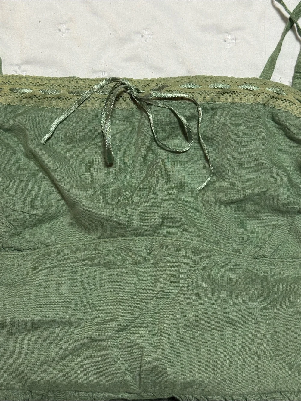 Aeropostale Green Spaghetti Strap Mini Dress - Picture 4 of 4